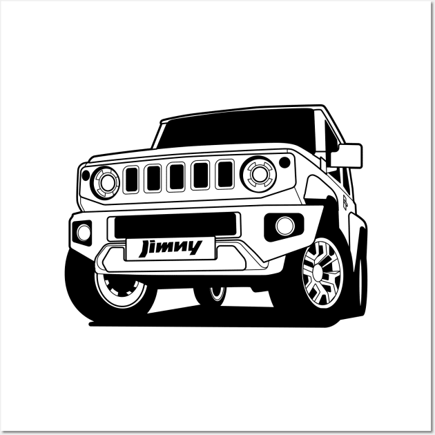 Suzuki Jimny Wall Art by HSDESIGNS